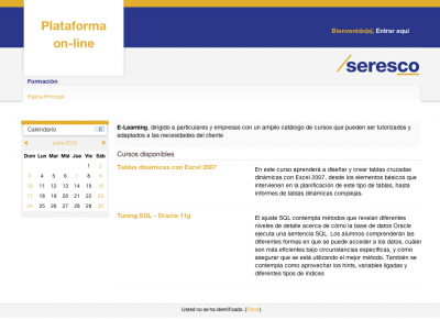 www.seresco.es usa nuestro servicio moodle